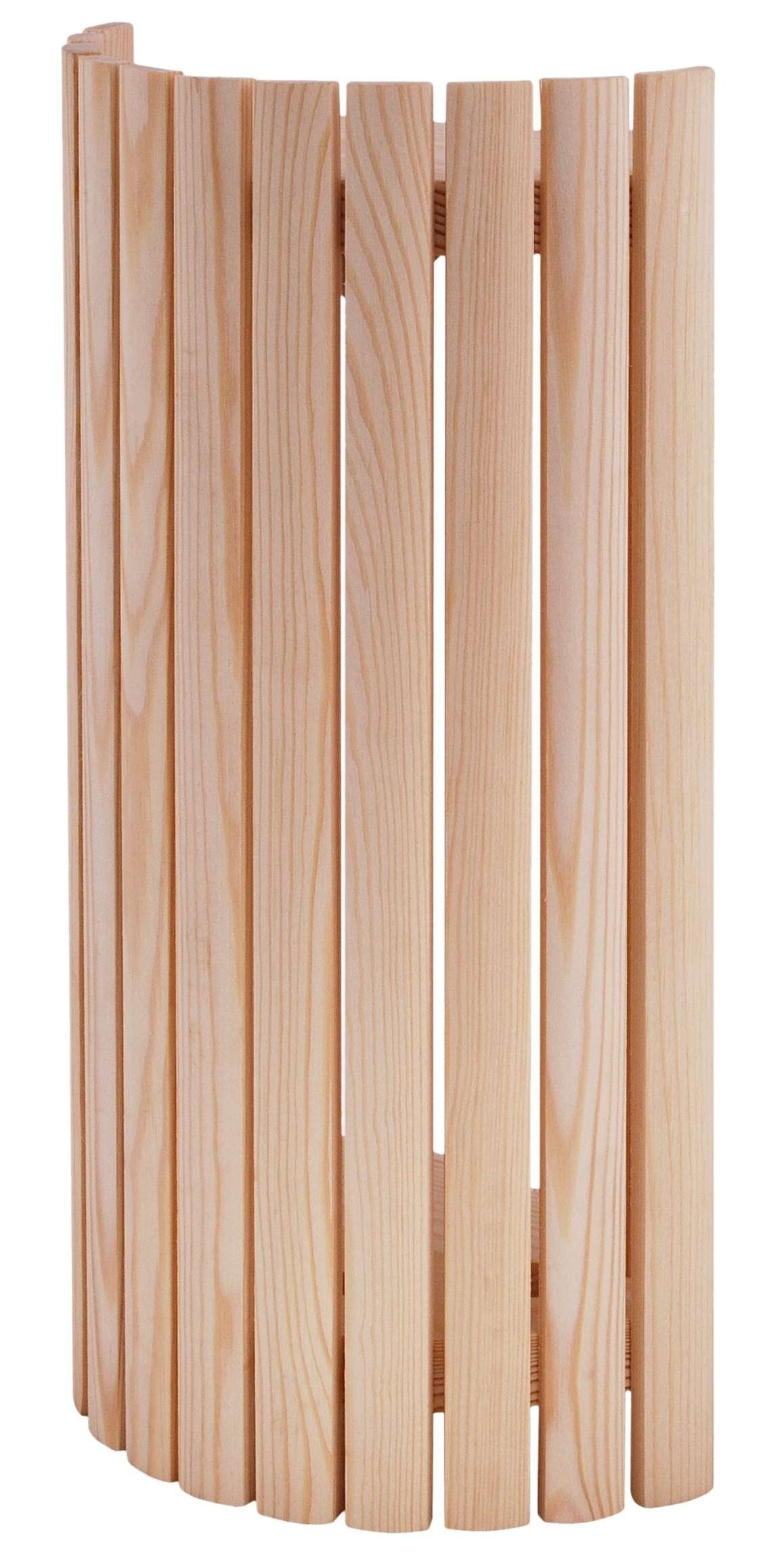 Sauna lampscherm 320 x 180 mm verticale lamellen - Pine