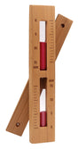 Sauna zandloper wandmodel rode vulling - Red Cedar