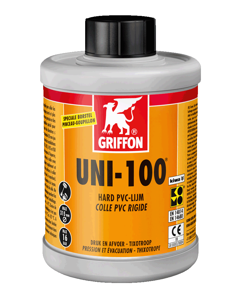 Griffon UNI-100 hard PVC-lijm 1 liter