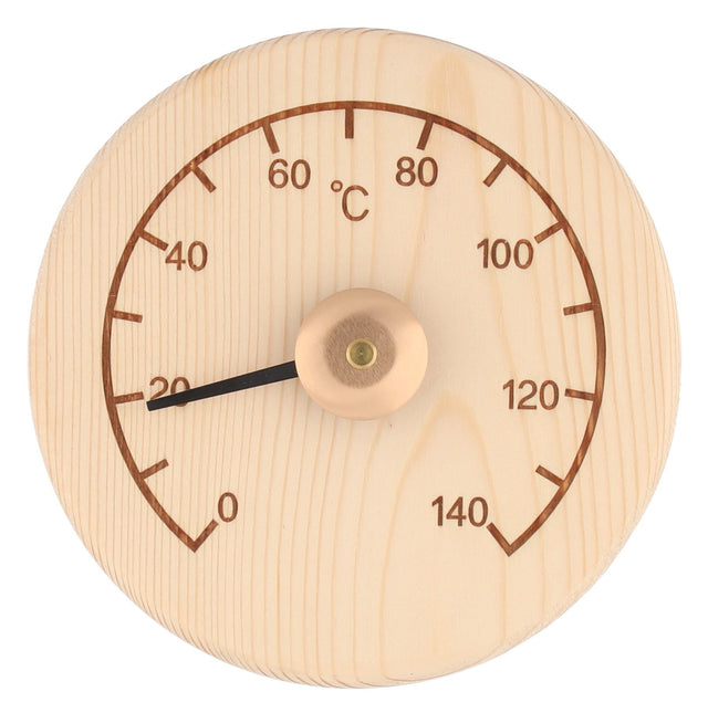 4Living sauna thermometer rond - Pine