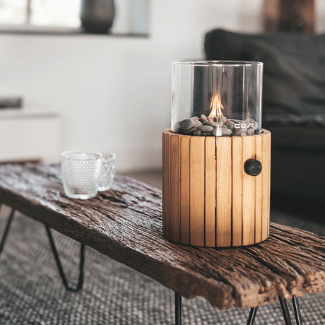 Cosi Cosiscoop Timber round gaslantaarn - teak