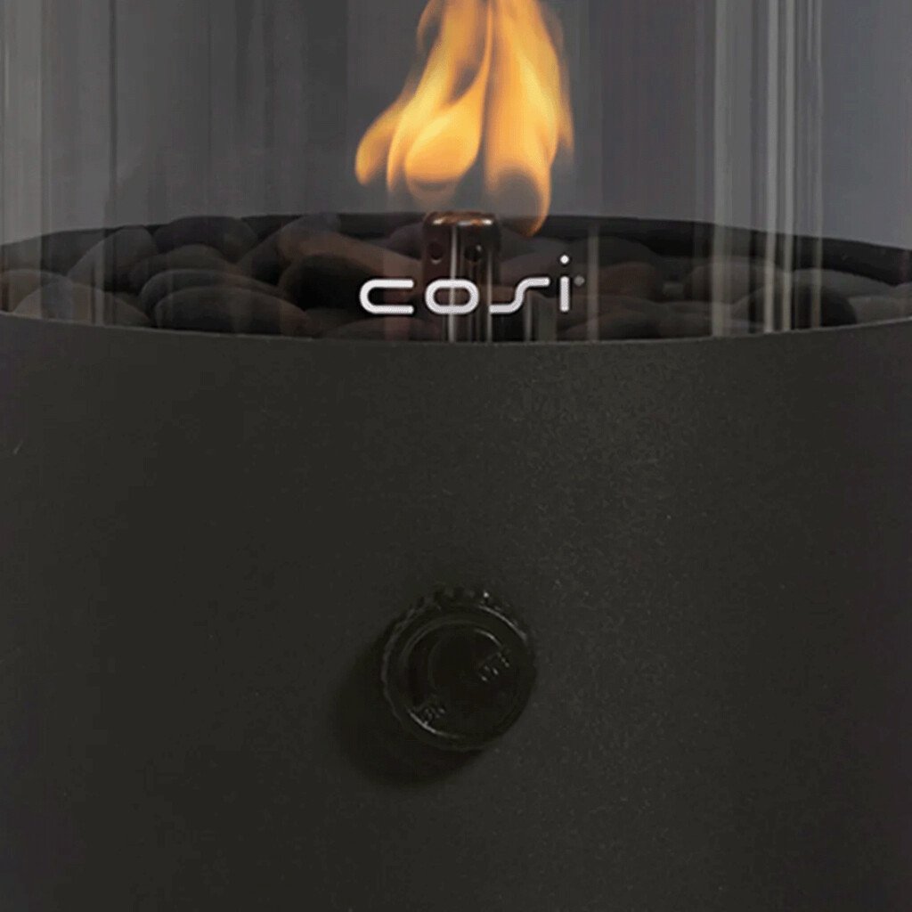 Cosi Cosiscoop XL gaslantaarn - black smoked