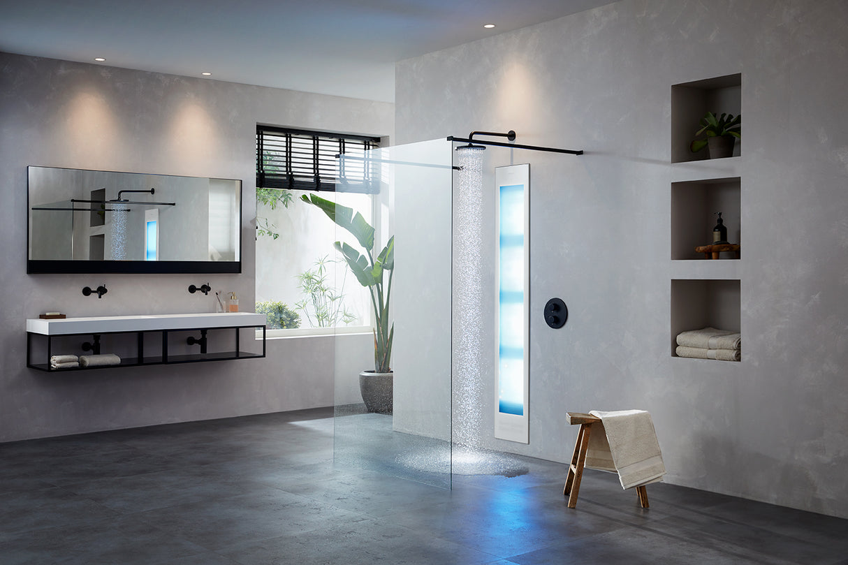 Sunshower Deluxe White inbouw (infrarood/UV-licht)