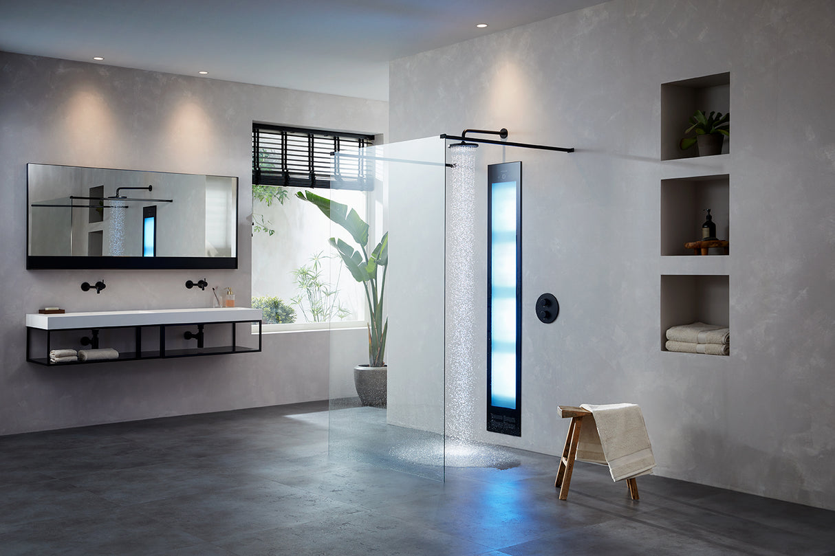 Sunshower Deluxe Black inbouw (infrarood/UV-licht)