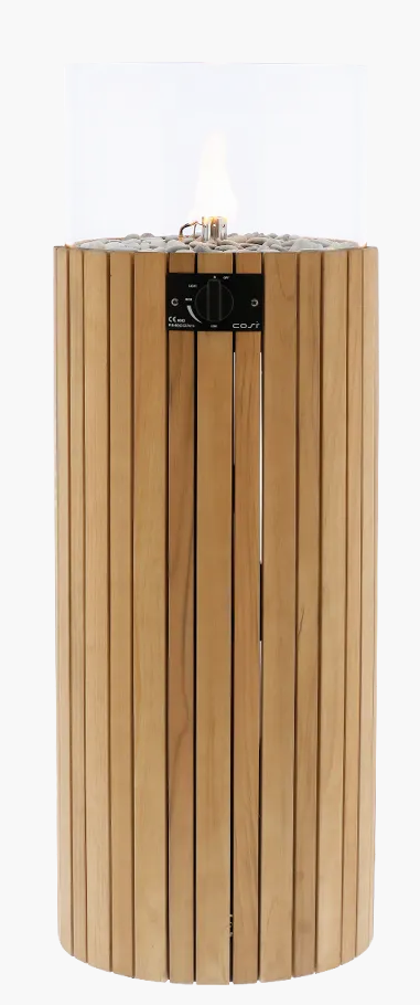 Cosi Cosiscoop Pillar L vuurzuil - teak