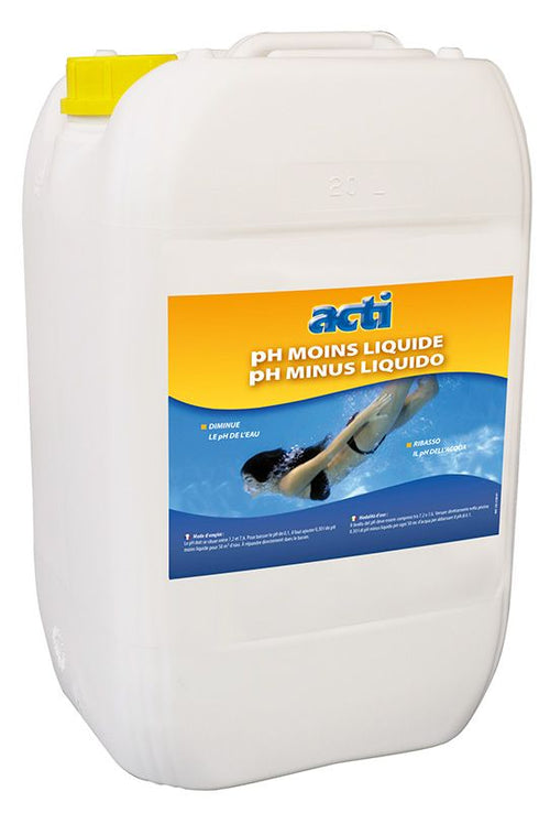 ACTI Zwembad pH Minus Vloeibaar 20 Liter