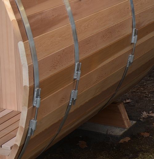 Dundalk Barrel Sauna BS182 - ø182 Clear Red Cedar (PD)