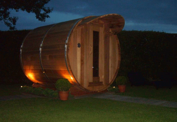 Dundalk Barrel Sauna BS214 - ø214 Clear Red Cedar (PD)  