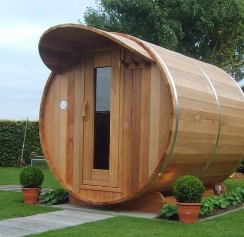 Dundalk Barrel Sauna BS214 - ø214 Clear Red Cedar (PD) 