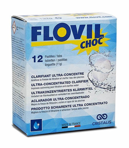 Flovil Choc vlokmiddel 12 tabletten