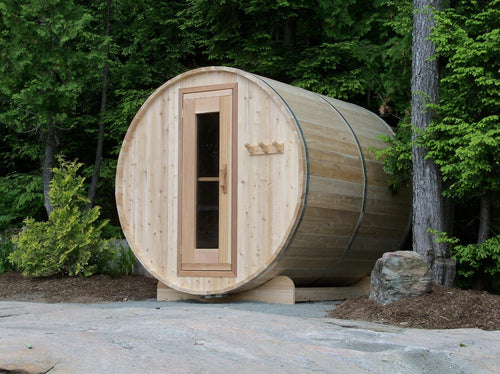 Dundalk Barrel Sauna BS182 - ø182 Clear Red Cedar 