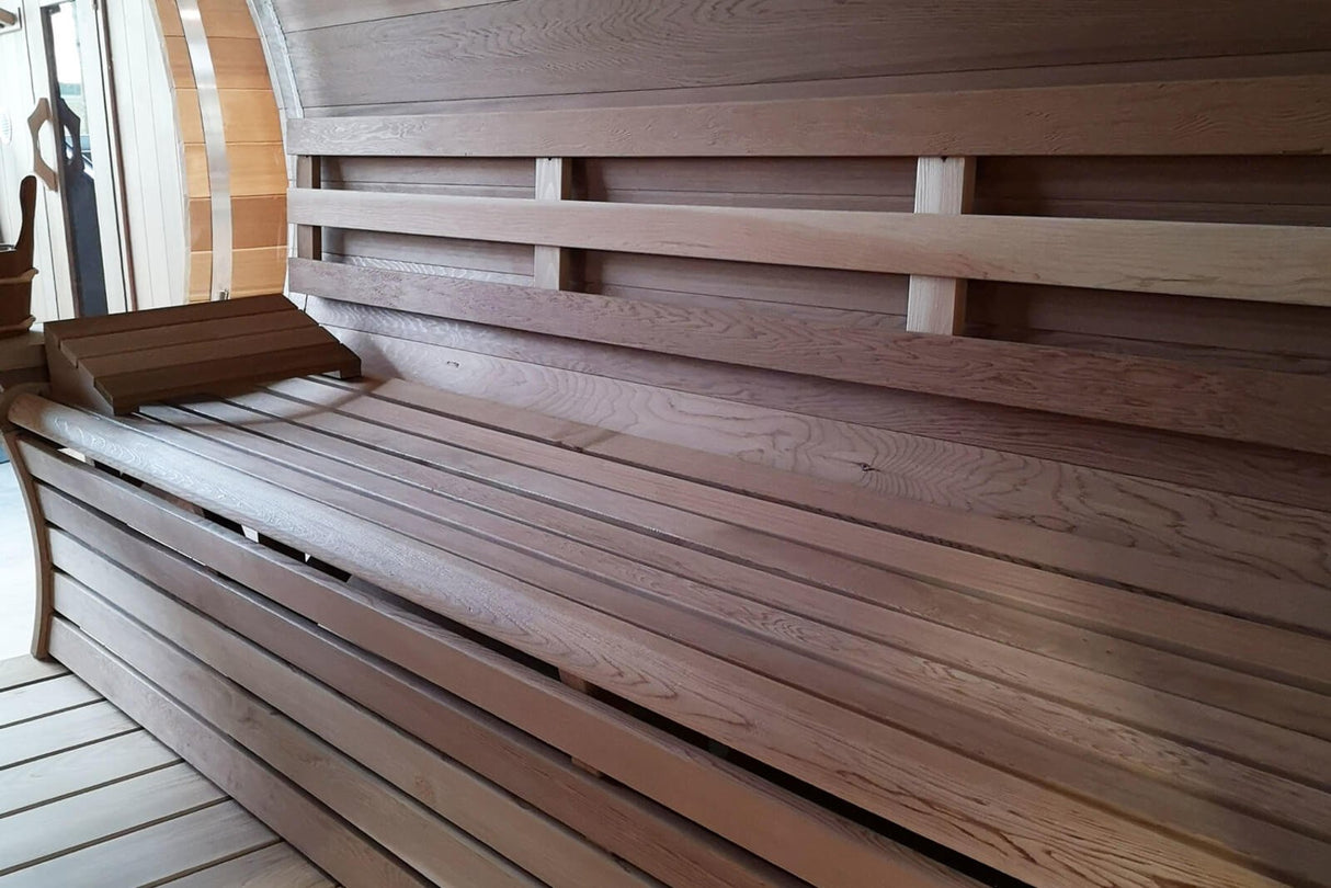 Dundalk barrel sauna Ø213 x 213 cm - Knotty Red Cedar (PD)