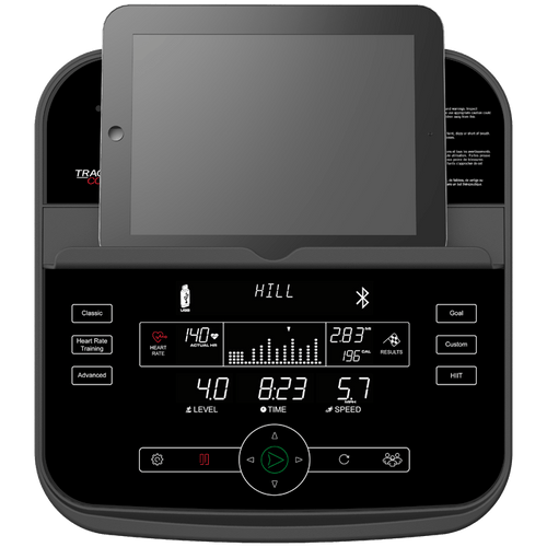 Life Fitness Upright Lifecycle Hometrainer C1 met Track Connect Console