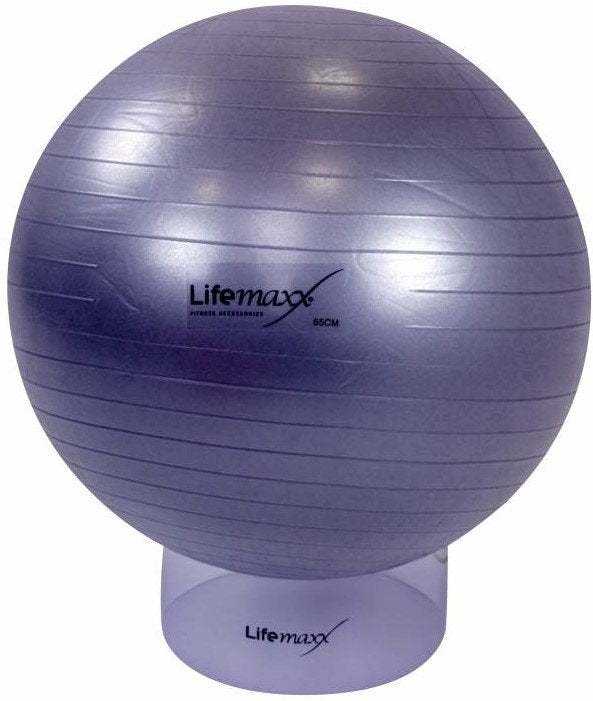 Lifemaxx LMX1100.75 fitnessbal 75 cm - zilver