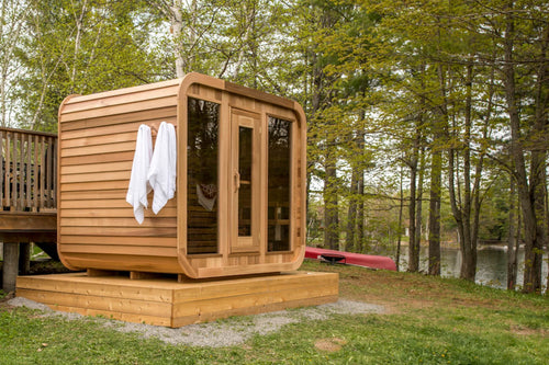 Dundalk Luna Red Cedar Clear sauna 213 x 244 cm (PD)