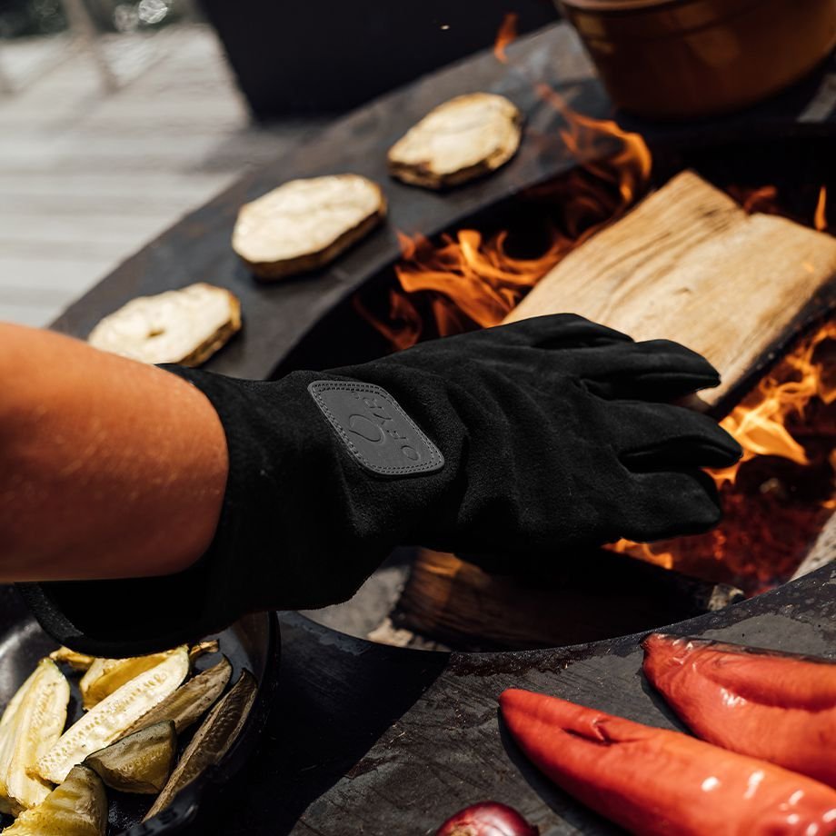 OFYR hittebestendige handschoenen - zwart