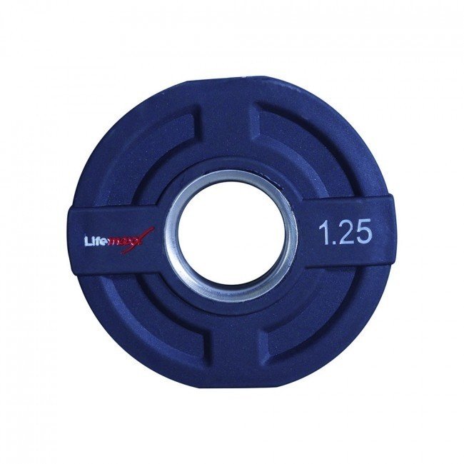 Lifemaxx LMX73 50 mm olympische halterschijf PU - 1,25 kg