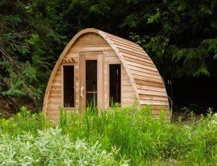 Dundalk Sauna Pod Knotty Red Cedar PS214 (PD)