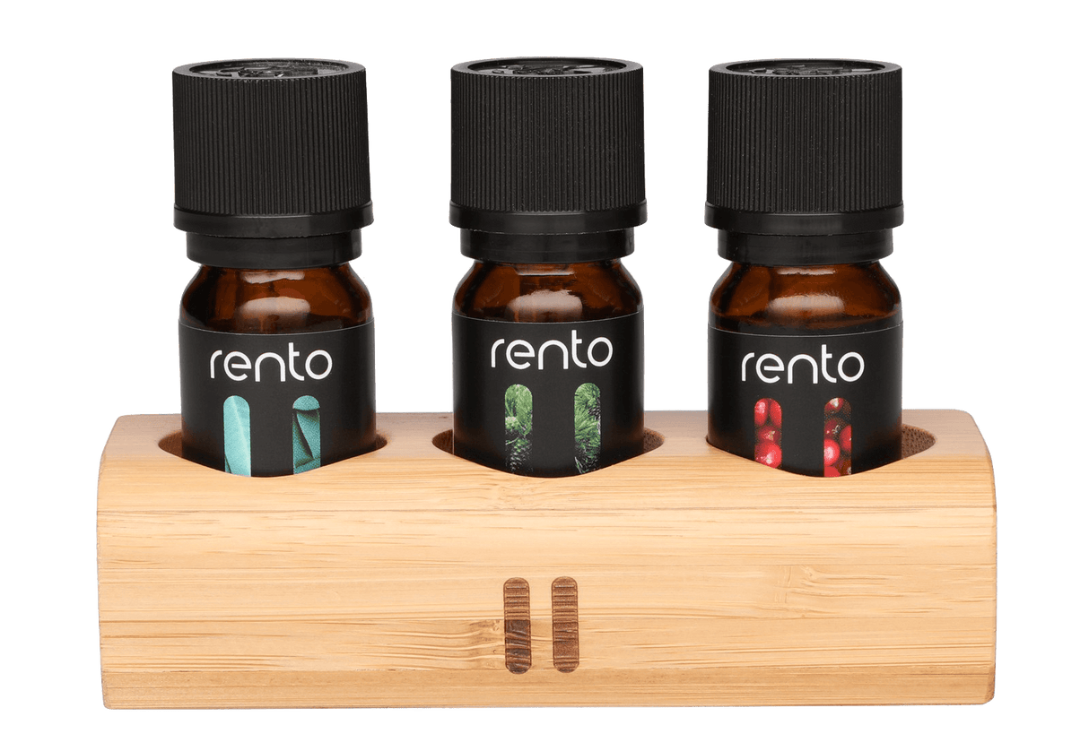 Rento saunageuren cadeauset met houder 3 x 10 ml