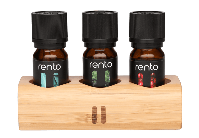 Rento saunageuren cadeauset met houder 3 x 10 ml