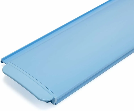 PVC zwembad lamellen - blauw (per m2)