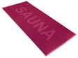 Vossen Camden sauna handdoek 80 x 200 cm - cranberry