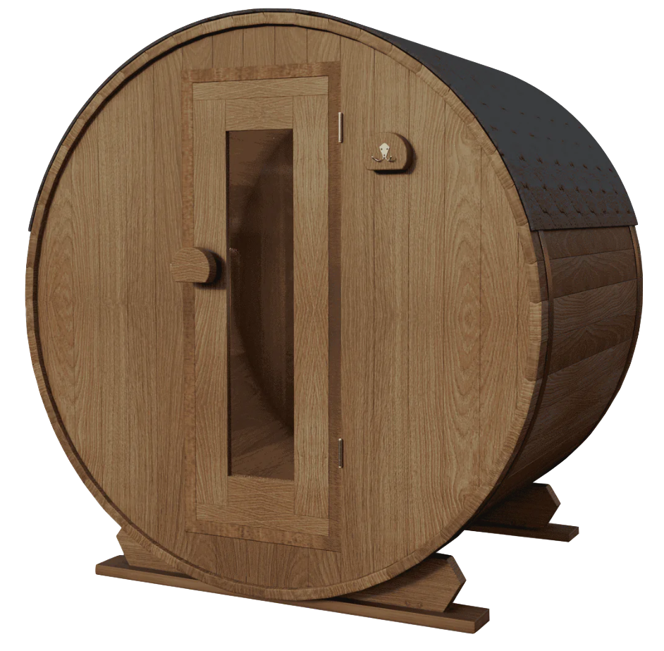 Gemodificeerd Ayous barrel sauna 140 cm