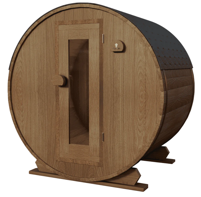 Gemodificeerd Ayous barrel sauna 140 cm