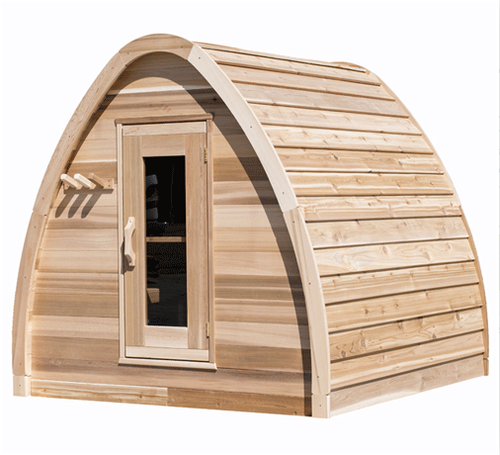 Dundalk Sauna Pod Knotty Red Cedar 214 x 214 cm