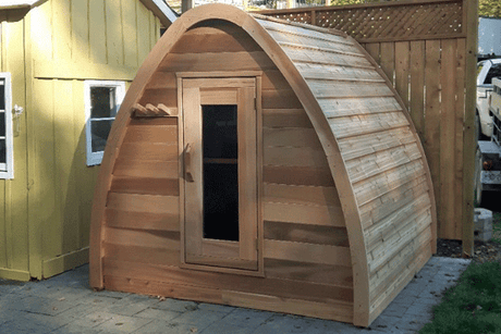 Dundalk Sauna Pod Knotty Red Cedar 214 x 214 cm