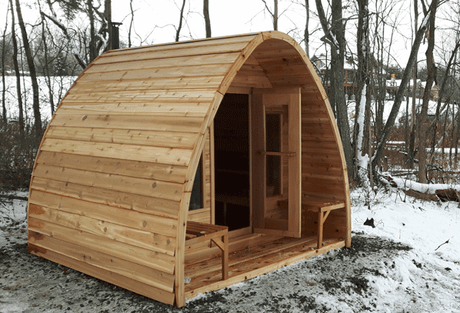 Dundalk Sauna Pod Clear Red Cedar PS214 (PD)