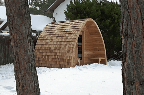 Dundalk Sauna Pod Clear Red Cedar PS214 (PD)