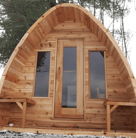 Dundalk Sauna Pod Clear Red Cedar PS214 (PD)