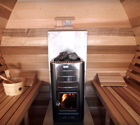 Dundalk Sauna Pod Clear Red Cedar PS214 (PD)