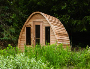 Dundalk Sauna Pod Clear Red Cedar PS214 (PD)