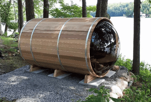 Dundalk Barrel Sauna 214 x 244 Clear Red Cedar