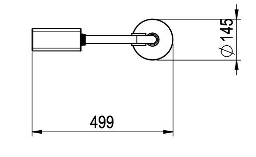 Astral Angel RVS-304 buitendouche met voetendouche