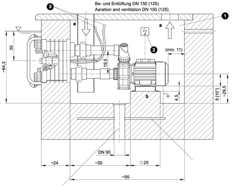 Speck Badu Jet Primavera met afbouwset 75 m3/u (LED wit) - 230v