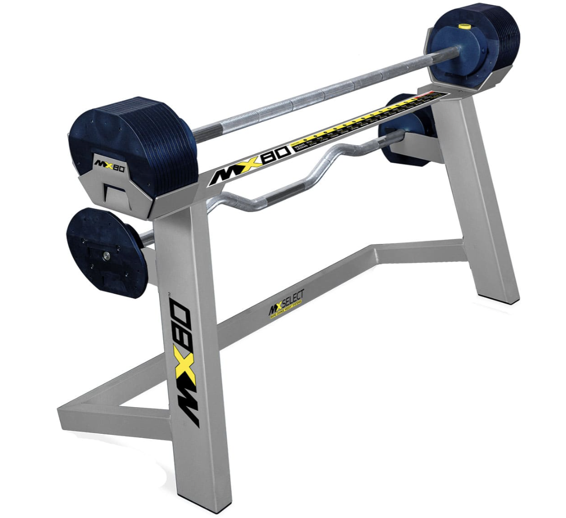 MX Select MX80 Barbell set + standaard 36,3 kg