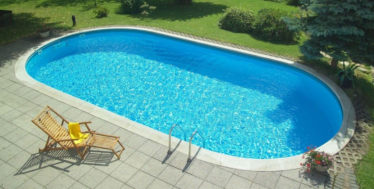 Aqualine stalen zwembad 530 x 320 x 120 cm (0,8 mm)