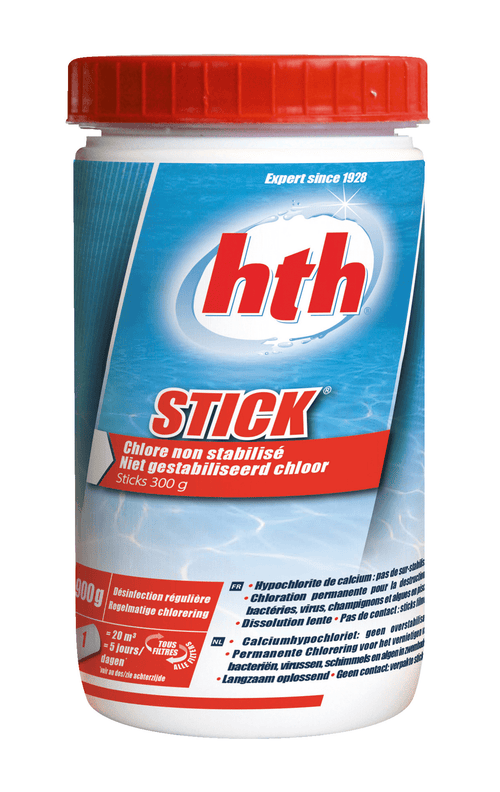 HTH 300 grams zwembad chloorsticks 900 gram