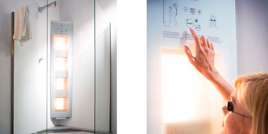 Sunshower Combi White | Rhodos Wellness