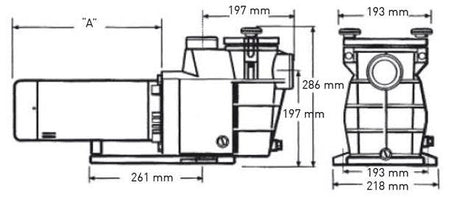 Hayward Superpool zwembadpomp 8m³/uur