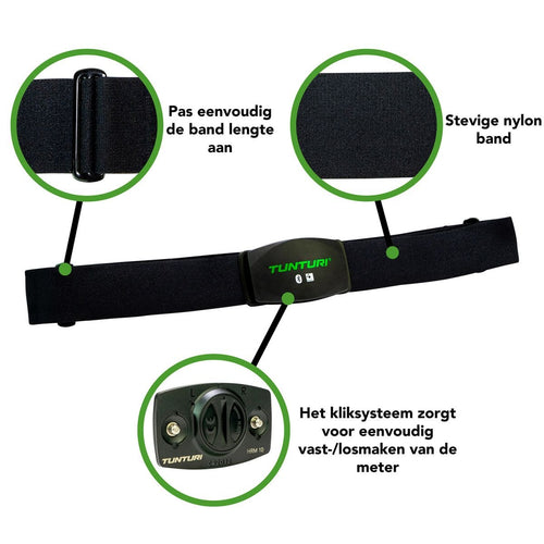 Tunturi Digitale Hartslagband met Bluetooth & ANT+