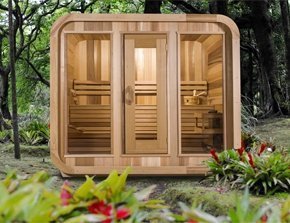 Buitensauna kopen? Uw eigen Sauna in de tuin Rhodos-shop.nl