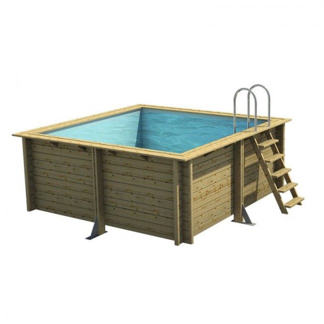 Netjes Detector uitdrukken Cerland Square 3x3 houten zwembad kopen? - Rhodos-shop.nl