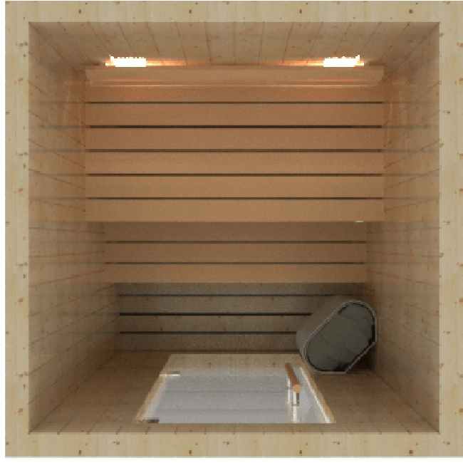 Tot puur Rang Zelfbouw Sauna 200 x 200 x 195 cm kopen - Rhodos-shop.nl